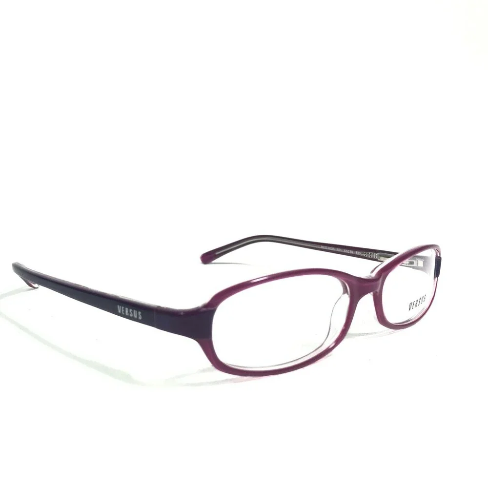 Versus by Versace Eyeglasses Frames MOD.8036 551 Clear Purple Oval 51-16-135